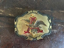 Vintage Anheuser Busch Belt Buckle
