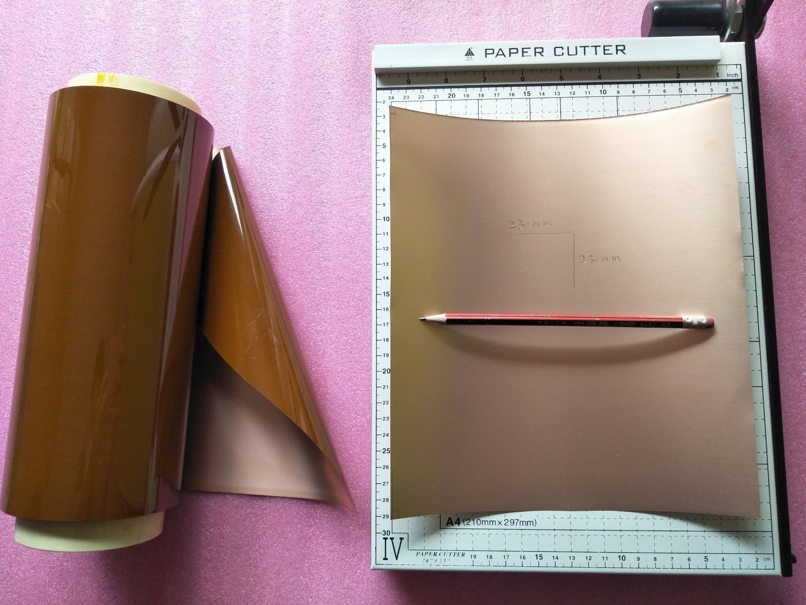 Polyimide flexible Copper Clad Laminate CCL Experimental circuit board