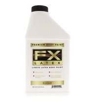 Clear 16 Oz - Liquid Latex Body Paint, Ammonia Free No Odor, Easy On and Off