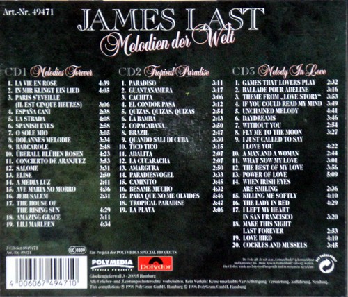 CD - JAMES LAST - Melodien der Welt - Bild 2 von 2