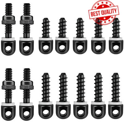 NEW Set Sling Swivel Studs Wood Screw Studs for Rifle 14 PCS Carbon Steel Anovo