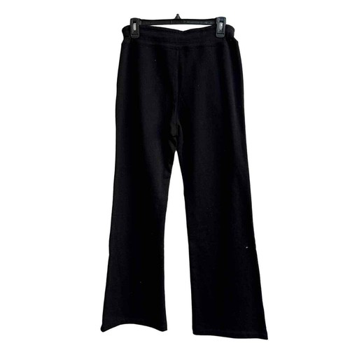 DKNY Sport High Rise Performance Drawstring Track Pants Black Women's Small - 第 2/6 張圖片