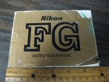 Nikon FG Instruction Manual used