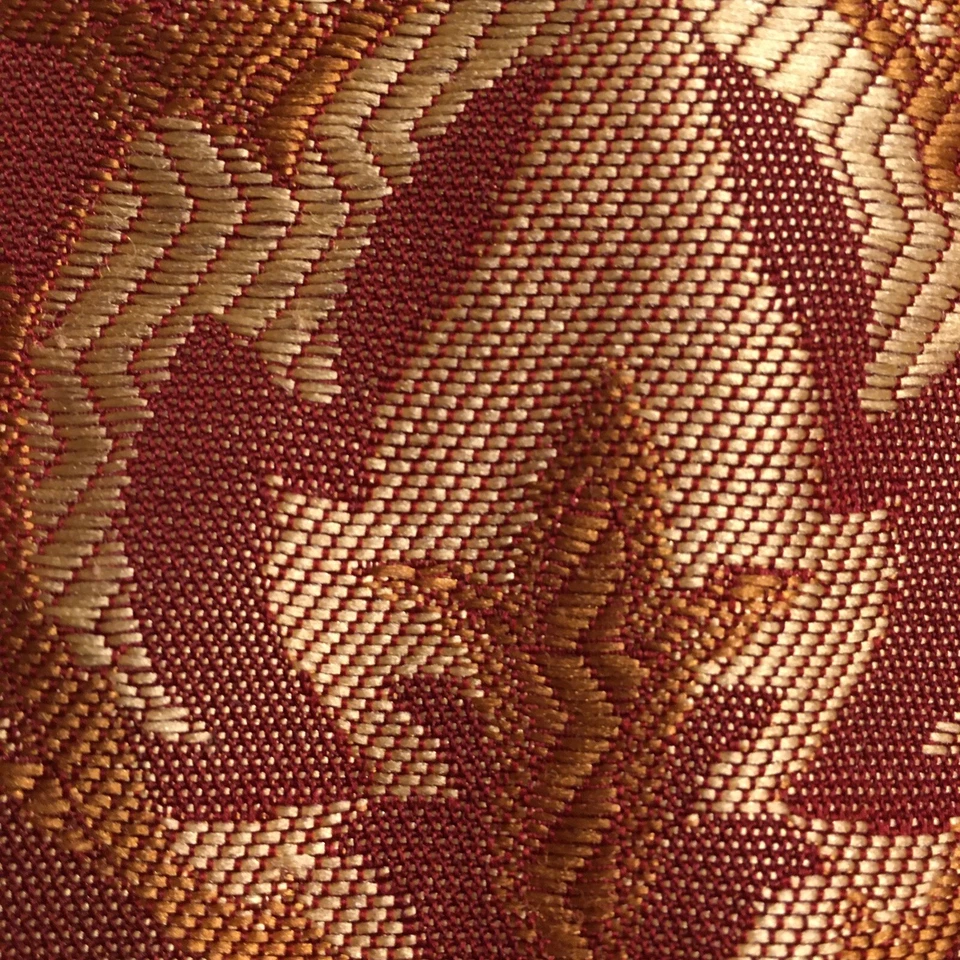 Juego de 2 fundas de almohada JC Penney Jacquard Borgoña Oro Borgoña Estándar 20x26 pulgadas Foto 2 de 4