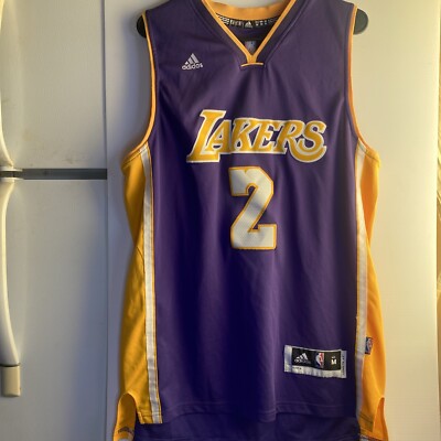 Lonzo Ball Los Angeles Lakers basketball Adidas men's purple