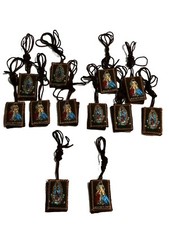 12 Escapularios Religiosos Virgen Guadalupe Sagrado Corazón Escapulario Recuerdos
