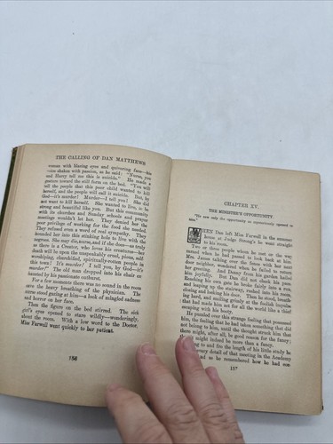 The Calling of Dan Matthews by Harold Bell Wright (1909, Hardcover) Vintage - Foto 11 di 13