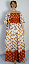 Registyle African Ankara Wax Print Long Dresses Multi-coloured Size 14-18 SALE!!