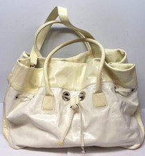 Sonia Rykiel Womens Handbag White Shoulder Tote Large Bag