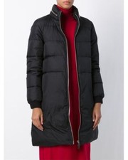 Mm6 By Maison Martin Margiela Padded Zipped Coat - Black - Uk 10/it 42