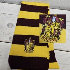 Harry Potter Gryffindor Scarf embroidered collectible cosplay costume accessory