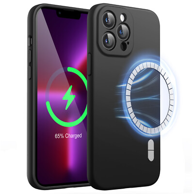JETech Magnetic Silicone Case for iPhone 13 Pro 6.1-Inch Compatible with MagSafe