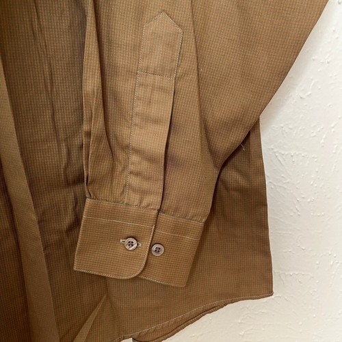 Burberry London Shirt Mens M Brown Check Long Sleeve Button Down USA - Picture 11 of 15