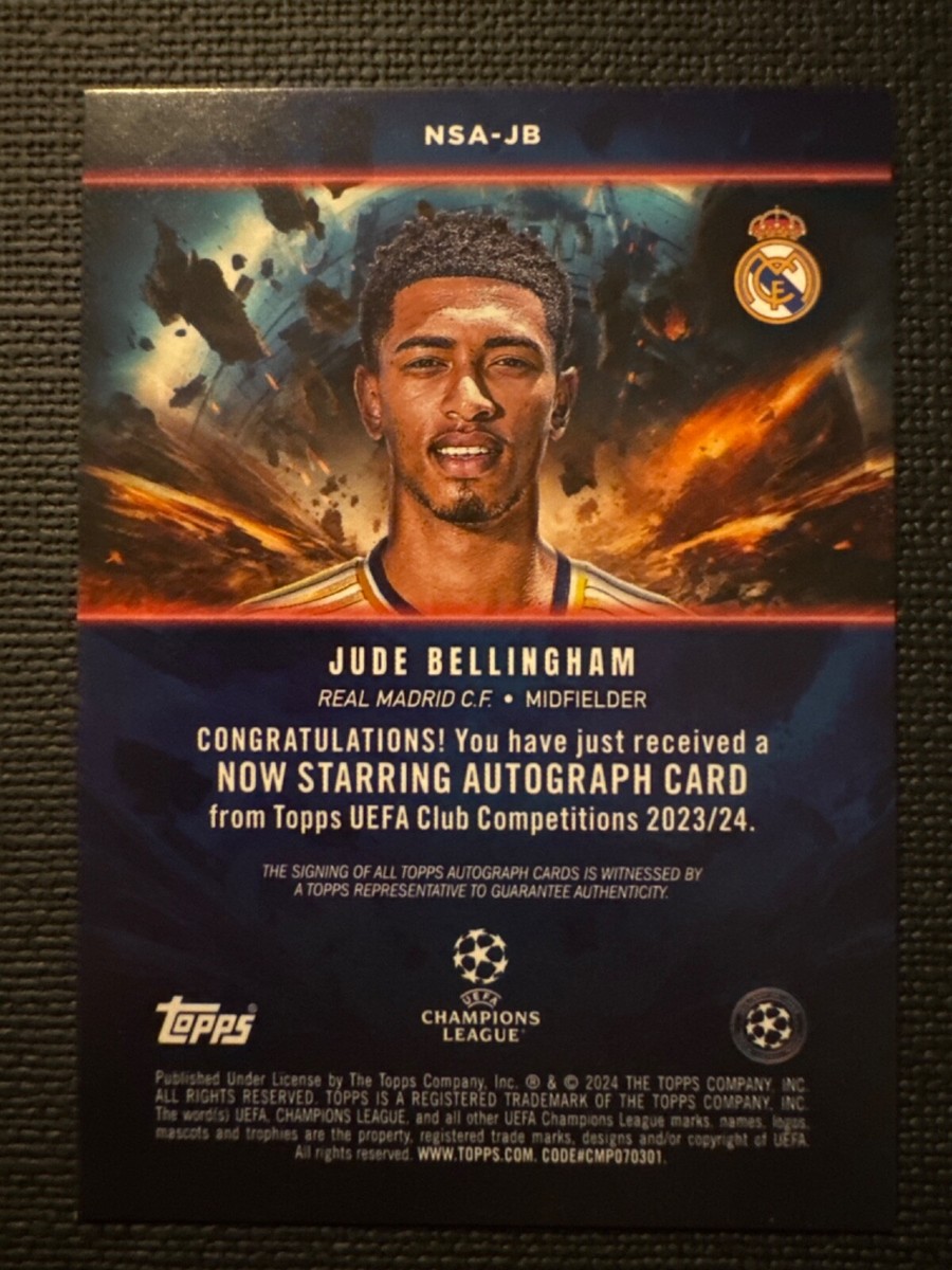 Topps - 【サイン完璧】topps JUDE BELLINGHAM AUTOGRAPH Jude Bellingham 2022-23 TOPPS Finest Orange Auto 11/25 | eBay