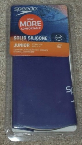 Speedo feste Silikon Badekappe lila Traum latexfrei Junior Alter 6-14