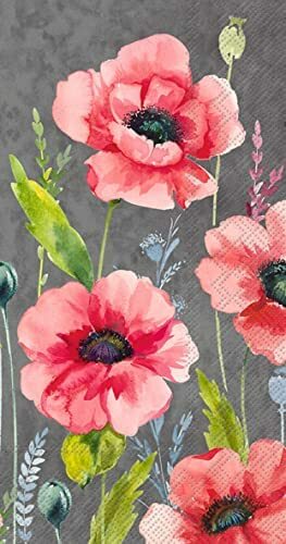 3-слойные бумажные салфетки Boston International IHR, 5х8 дюймов, 16 порций для гостей,