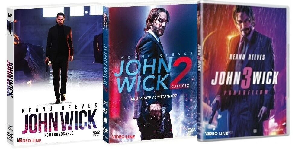 Coleção Trilogia John Wick 1, 2 e 3 Filmes em dvd em Promoção na