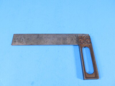 6'' try square w/ open loop cast iron handle