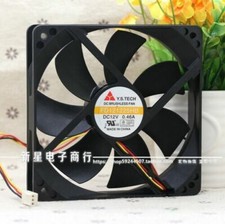 1 pcs For Y.S.TECH Chassis fan FD121225HB 12V 0.46A 12CM 3pin Cooling fan
