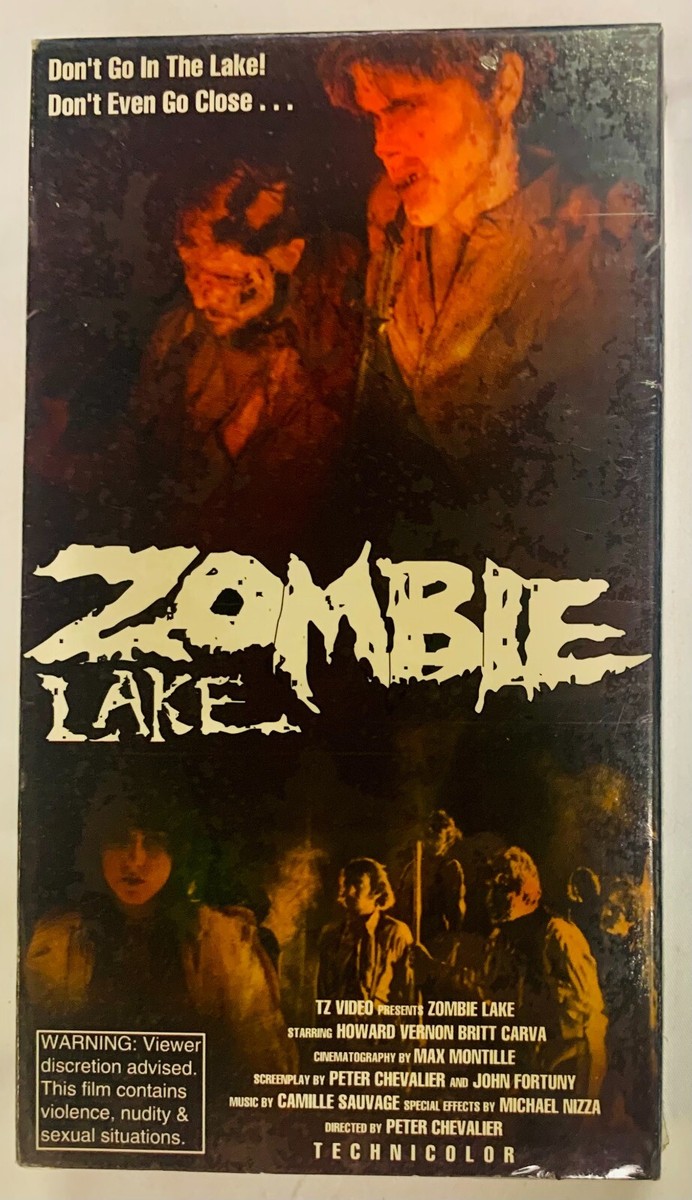 Zombie Lake (VHS, 1992) Horror Halloween Cult NEW SEALED RARE | eBay