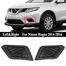 For Nissan Rogue S Sl Sv 2014-2016 Fog Light Lamp Cover Left Right Set Ni1039131