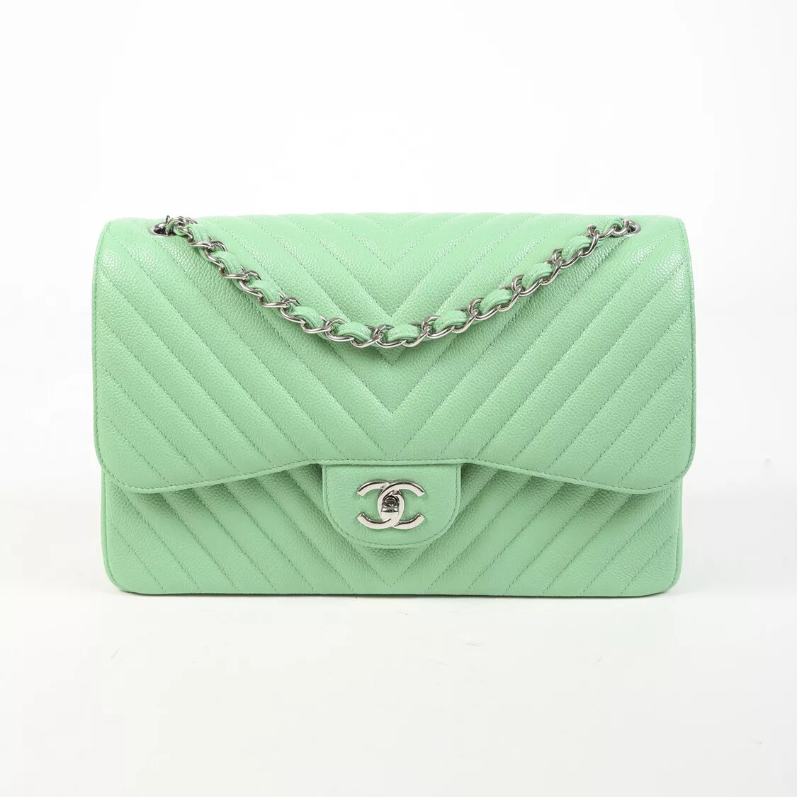 100 AUTH Chanel Medium CoCo Lizard Handle Chevron Beige Flap Bag eBay #41 100 AUTH Chanel Medium CoCo Lizard Handle Chevron Beige Flap Bag eBay