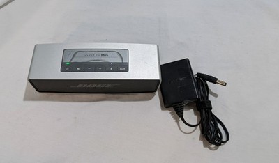 Bose SoundLink Mini Bluetooth Speaker - Silver- Tested And Functional- Free Ship