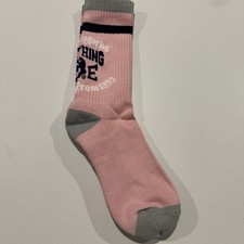 BAPE College Crew Socks Pink Gray Navy  A Bathing Ape