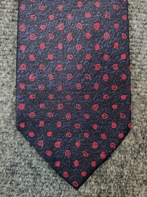 Bvlgari David Pizzigoni Silk Tie Blue Italy