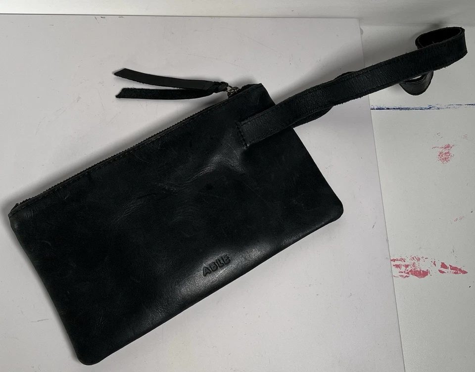 ABLE Rachel Wristlet Leather Clutch - Image 4 of 4