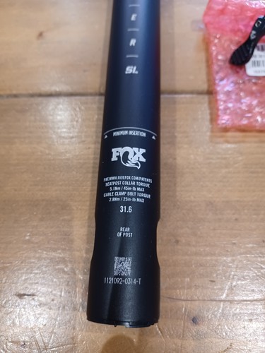 Fox Transfer Factory SL 31.6 150mm Dropper Seat Post Kashima Coat - Picture 10 of 11