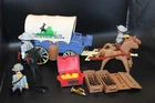 Vintage Playmobil Set 3785 Confederate Soldiers, Wagon, Guns