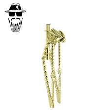 ORIGINAL LOWRIDER 26  Bird Cage Square Twisted 1  Threaded Gold Springer Fork.