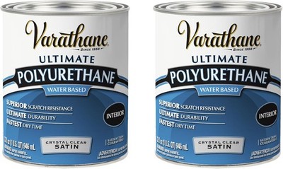 Varathane Water-Based Crystal-Clear Ultimate Polyurethane | Interior Wood Protec