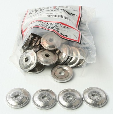 Stud Boy Power Plate Round Backers 96/PK Snowmobile 1.455'' 5/16'' 2554-P3