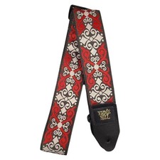 Guitar Strap Red Trellis Jacquard Ernie Ball P04695 