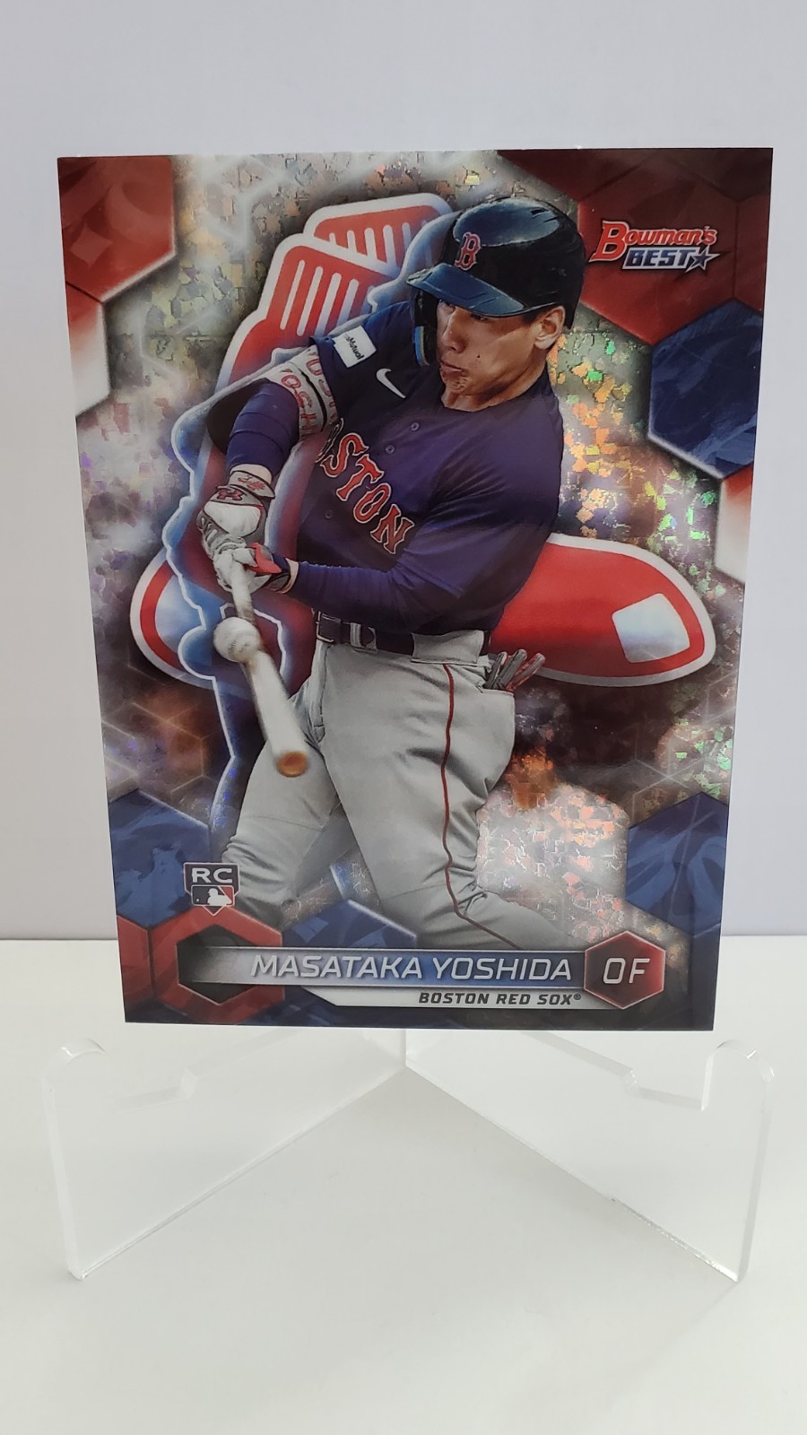 2023 Bowman's Best Masataka Yoshida Mini-Diamond Refractor /299 (RC) #40 Boston