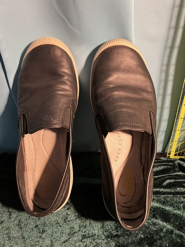 Keen Lorelai Slip On Shoes Women's Size 9 Brown Mirage Leather Casual Flats