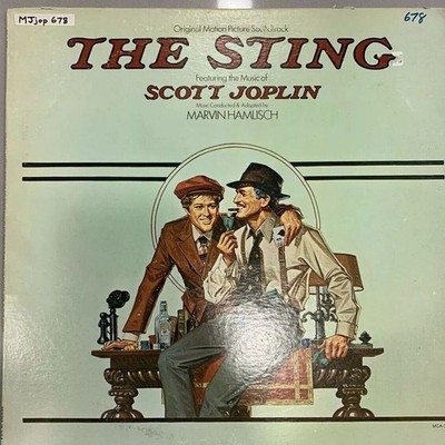 The Sting Orininal Motion Picture Soundtrack Vintage Vinyl Record Album Used