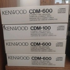 Genuine Kenwood CDM-600 JVC XC-M75 6 CD Player Disc Magazine Cartridge w/Trays