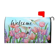 Spring Colorful Flowers 21x18 Inch Spring Colorful Flowers Butterfly Floral