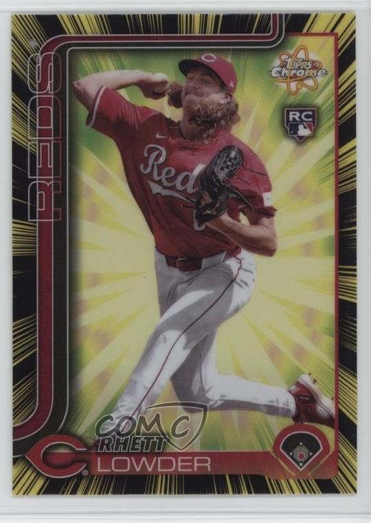 2025 Topps Chrome Radiating Rookies Rhett Lowder #RR-2 13c1