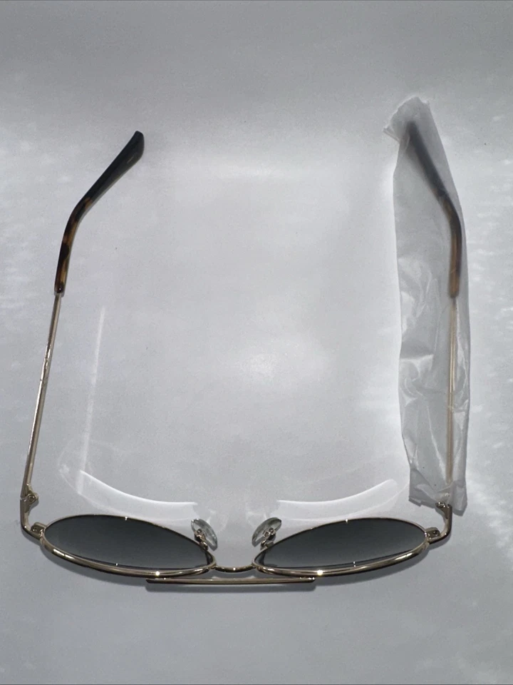 Gafas de sol Cole Haan Aviator marco dorado lentes polarizadas verdes tonos para hombre CH7037 Foto 4 de 4