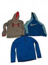 Nike  Under Armour Boys Large Lot of 3 Athletic Hoodies
