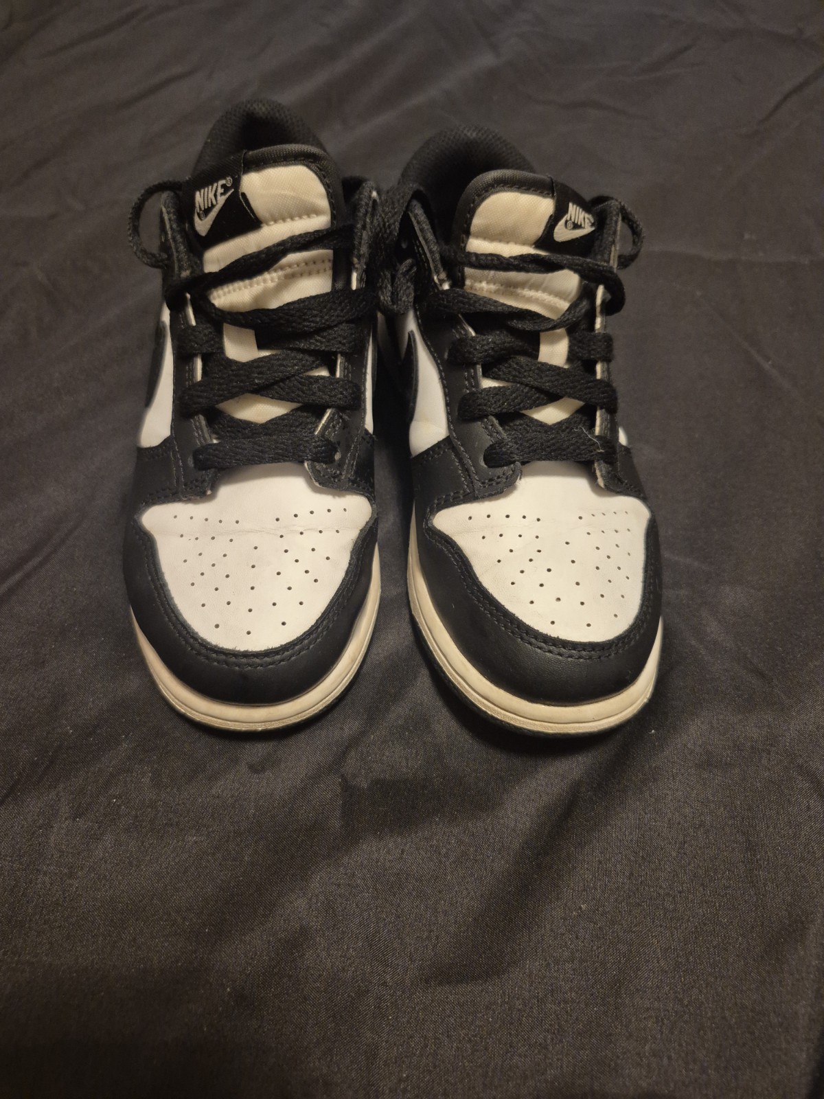 Nike Dunk Low PRM White/Black-Coconut Milk Panda Original Size 2Y No Box thumbnail 4