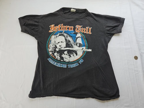 78 Jethro Tull American Tour Shirt Rare Concert Adul Vintage vintage concert t-shirt, vintage, size L, single stitch, B+ condition