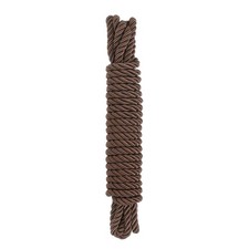 Trim Cord Rope 8mm Nylon Twisted Braid Trim Rope 0.3" 5.5 Yards Coffee Color