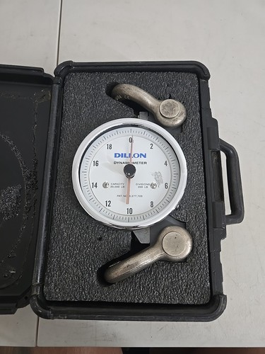 Dillon Dynamometer 5" Dial 20,000 lb 200 lb divisions Heavy Equipment Scale