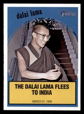 2008 Topps Heritage - Dalai Lama Flees to India #NF4
