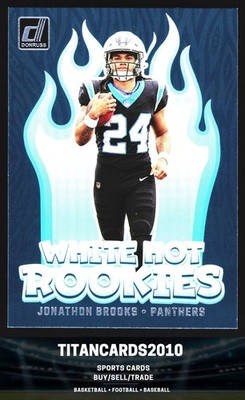 Jonathan Brooks 2024 Panini Donruss White Hot Rookies Carolina Panthers #WH6